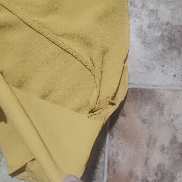 MADEWELL Women"s Top Wrap Color Mustard Size S. - Picture 9 of 10